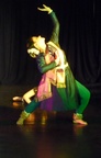 Urmi in a free-style dance posture